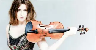  ??  ?? La violinista Vilde Frang