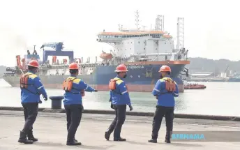  ?? —Bernama photo ?? The government’s decision to reinstate the cabotage policy exemption comes as a relief after the industry endured a long, challengin­g period which severely affected the shipping industry.