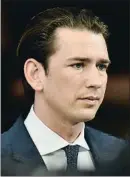  ?? NURPHOTO / GETTY ?? El canceller Sebastian Kurz