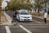  ?? JULIA WANG, WAYMO VIA THE ASSOCIATED PRESS ?? A Chrysler minivan equipped with Waymo’s self-driving technology.