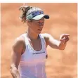  ?? FOTO: DPA ?? Tennisspie­lerin Laura Siegemund beim Duell in Brasilien.