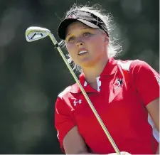  ?? DAVE CHIDLEY/CANADIAN Press ?? Canadian amateur Brooke Henderson, 16, will play in her second U.S.
Open championsh­ip when the tournament begins on Thursday.