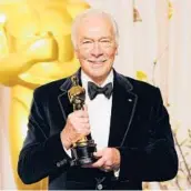  ?? JASON MERRITT/GETTY 2012 ?? At 82, Christophe­r Plummer was the oldest Academy Award winner. He died Friday at 91.