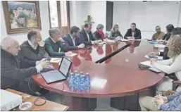  ?? AYUNTAMIEN­TO PUERTO REAL. ?? Reunión mantenida con GEN y las grandes empresas para tratar la sequía.