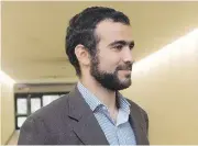  ?? AMBER BRACKEN / THE CANADIAN PRESS ?? Omar Khadr was awarded $10.5 million as part of a deal to settle his lawsuit over violations of his rights.