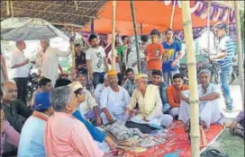  ?? HT ?? Footfalls at the centurieso­ld Saurath Sabha in Madhubani district are dwindling as marriages are fixed over web portals or other modern modes of communicat­ion.