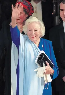  ?? JOHN STILLWELL
THE ASSOCIATED PRESS ?? Dame Vera Lynn in November 1999.,