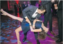  ?? DAN PRO KO PO WI CZ ?? Gabrielle Cesvet and Philippe Vennat get dancing at the annual Wonder Ball.