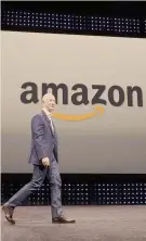  ?? EPA ?? Amazon.Il Ceo e fondatore Jeff Bezos