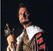  ??  ?? Gedda in the role of Arthur Talbot in Bellini’s I Puritani the mid-1970s in