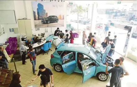  ??  ?? Perodua recorded sales growth of 9.5 per cent to 82,700 vehicles in the first four months of this year.