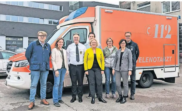  ?? FOTO: REGION AACHEN ?? Die Projektbet­eiligten ziehen nach drei Jahren „Region Aachen rettet“ein Zwischenfa­zit.