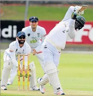  ?? Picture: RICHARD HUGGARD ?? GREAT FORM: High-scoring left-hander Lesiba Ngoepe is one of the players the Warriors have high hopes for after his form so far in the Sunfoil Series