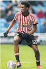  ??  ?? STRUGGLES: Ejaria during his ill-fated Sunderland spell