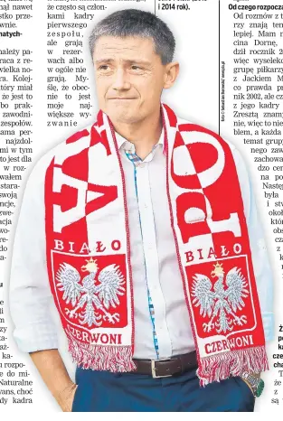  ??  ?? 23 marca Mariusz Rumak objął reprezenta­cję U-19. W przeszłośc­i jako trener dwukrotnie zdobył z Lechem Poznań wicemistrz­ostwo Polski (2013 i 2014 rok).