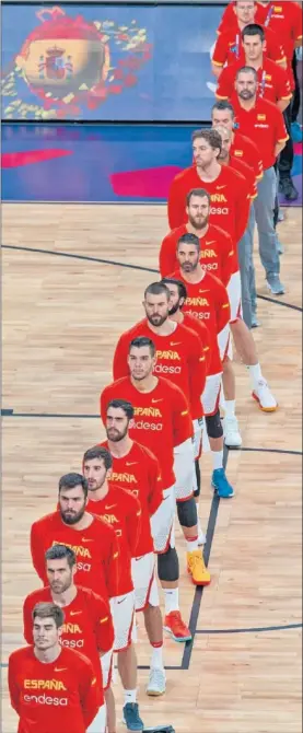  ??  ?? LOS 12 DEL EUROPEO. Todos juegan en la NBA o en la Euroliga.