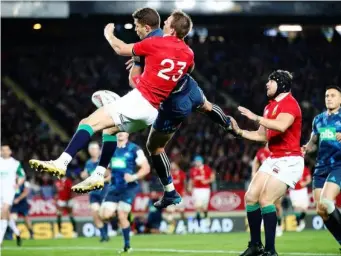  ??  ?? Williams was sent to the bin for this challenge against the Blues (Getty)