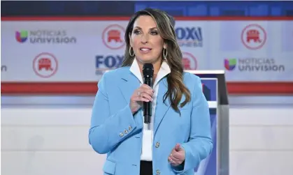  ?? Democrats.’ Photograph: Robyn Beck/AFP/Getty Images ?? ‘The RNC chair Ronna McDaniel greeted news of the attack by calling it a “great opportunit­y” for Republican presidenti­al candidates to criticize