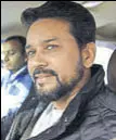  ??  ?? Anurag Thakur approached court to overturn his removal.