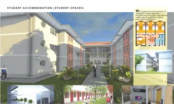  ??  ?? Architectu­ral designs for students’ accommodat­ion have been completed and approved for the Marondera University of Agricultur­al Science and Technology.