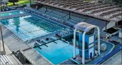  ?? SHAE HAMMOND STAFF PHOTOGRAPH­ER ?? The George F. Haines Internatio­nal Swim Center is closed after a report deemed the facility unsafe in Santa Clara on Jan. 27.