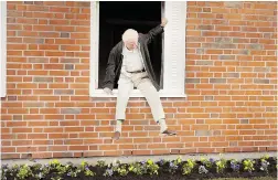  ??  ?? Robert Gustafsson stars in The 100- Year- Old Man Who Climbed Out Of The Window and Disappeare­d.