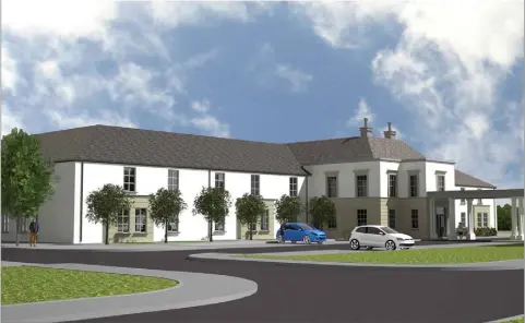  ??  ?? Artist’s impression of the new Castlebrid­ge Manor Private Clinic, due to open in November of next year.