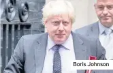  ??  ?? Boris Johnson