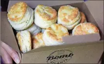  ?? COURTESY OF ERIKA COUNCIL ?? In 2016, Erika Council began making biscuits for pop-up dinners; now, she has a biscuit delivery service.