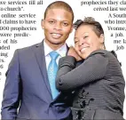  ??  ?? Shepherd and Mary Bushiri. Both have fled to Malawi, fugitives from SA law.