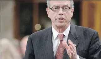  ??  ADRIAN WYLD/THE CANADIAN PRESS ?? Finance Minister Joe Oliver plans to fight terrorism financiall­y.
