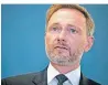  ?? FOTO: DPA ?? Christian Lindner