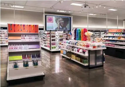  ?? Robert Chapman / Target ?? Target is revamping its beauty section with a service counter where customers can ask questions, receive skin care consultati­ons and get samples. The new look will be in 400 more stores in 2018.