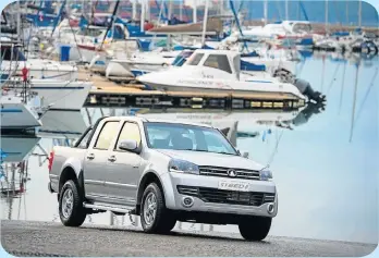  ??  ?? RANGE TOPPER: The Steed 6 is GWM’s new flagship and is positioned as an upmarket leisure vehicle