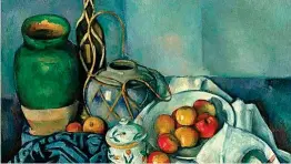  ?? ?? Bodegón de Paul Cézanne en Tate Modern.