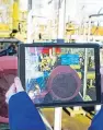  ??  ?? An augmented reality app developed by Mozenix which helps workers see informatio­n about oil and gas assets.