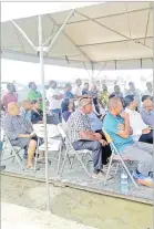  ?? Picture: MONIKA SINGH ?? Business representa­tives and residents of Laucala Beach at the consultati­on on Wednesday.