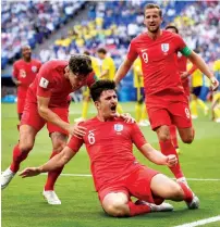  ?? Reuters ?? England’s performanc­e at the 2018 World Cup in Russia where they made it to the semis made their fans happy. —