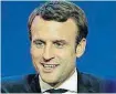  ??  ?? Emmanuel Macron