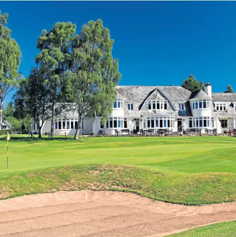  ??  ?? Blairgowri­e Golf Club expects to record a six-figure financial loss due to the pandemic.