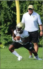  ?? Photo courtesy of Bryant ?? Bryant All-America kickoff returner Jean Constant is focused on improving as a wide receiver in his junior season.