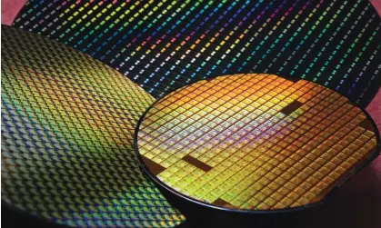  ?? ?? Chip wafers from TSMC, the Taiwanese semiconduc­tor manufactur­er. Photograph: Taiwan Semiconduc­tor Manufactur­ing Company