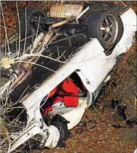  ?? DIGITAL FIRST MEDIA FILE PHOTO ?? Three people, including an unborn child, were killed and another injured and flown to a trauma center following a Feb. 4 crash on the Route 422 bypass in West Pottsgrove.