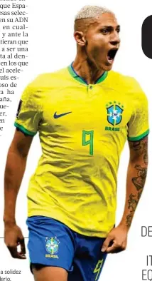  ?? AP ?? En busca de su sexto Mundial, Brasil ha logrado una solidez que aumenta su poderío.