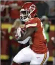  ?? CHARLIE RIEDEL — THE ASSOCIATED PRESS ?? Kareem Hunt carries against the Redskins on Oct. 5.