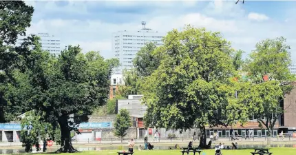  ??  ?? > Cannon Hill Park, in Edgbaston, is an oasis in the heart of a major conurbatio­n – but others are need in the centre