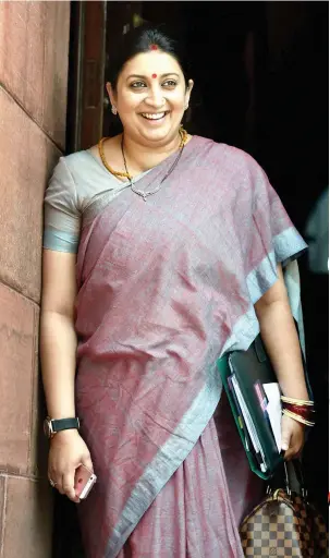  ??  ?? SMRITI IRANI DATE OF BIRTH: MARCH 23, 1976 BIRTH TIME: 10 AM (UNCONFIRME­D) PLACE OF BIRTH: DELHIRAJYO­G AND STRONG OPINIONS