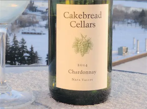  ?? JAMES ROMANOW ?? Cakebread Cellars Chardonnay is James Romanow’s Wine of the Week.