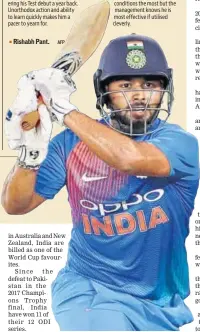  ?? AFP ?? Rishabh Pant.