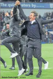  ?? AP PHOTO ?? Antonio Conte (right)